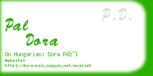 pal dora business card